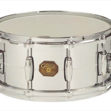 13 x 6 Snare Drum 6Lug Chrome Over Brass