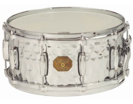 14 x 6.5 Snare Drum 10Lug Hammered Chrome Over Brass