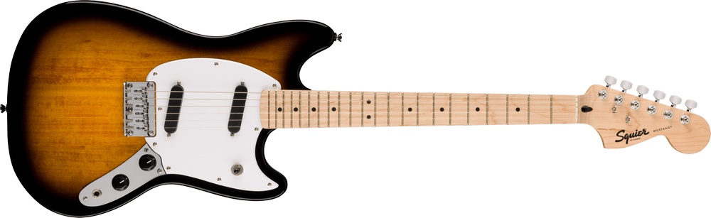 Squier Sonic Mustang MN White Pickguard 2TS