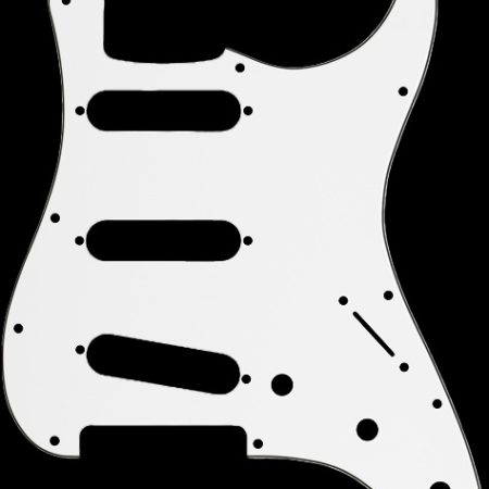 Pickguard Standard Stratocaster SSS 11 Screw Holes Parchment 3