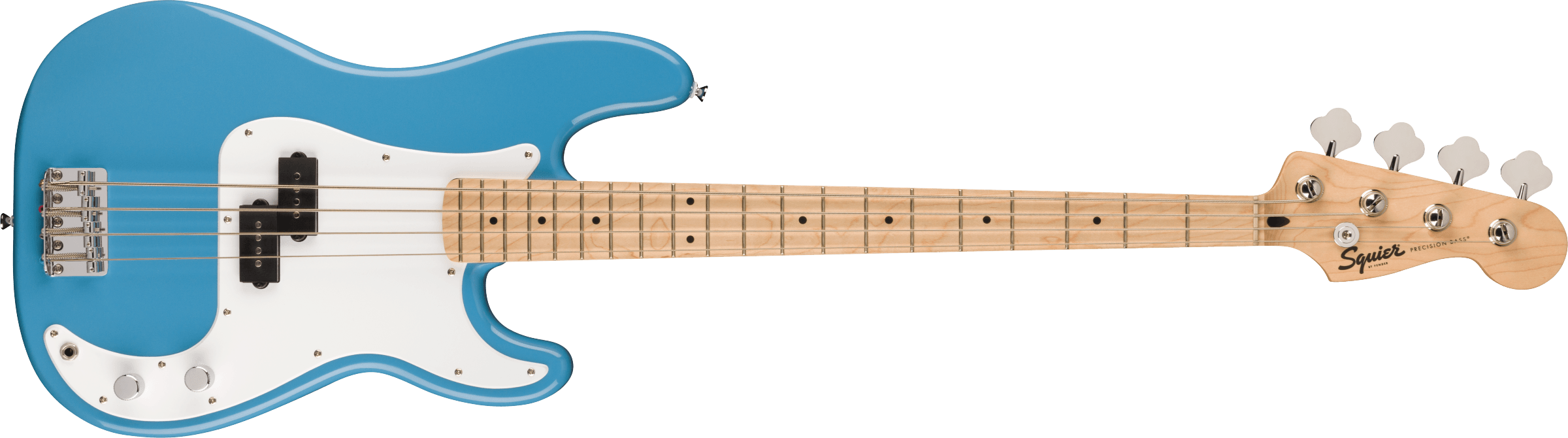 Squier Sonic Precision Bass MN White Pickguard California Blue