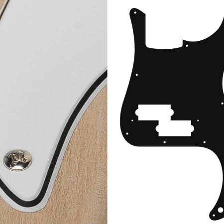 PB-315 Pickguard P-Bass - White